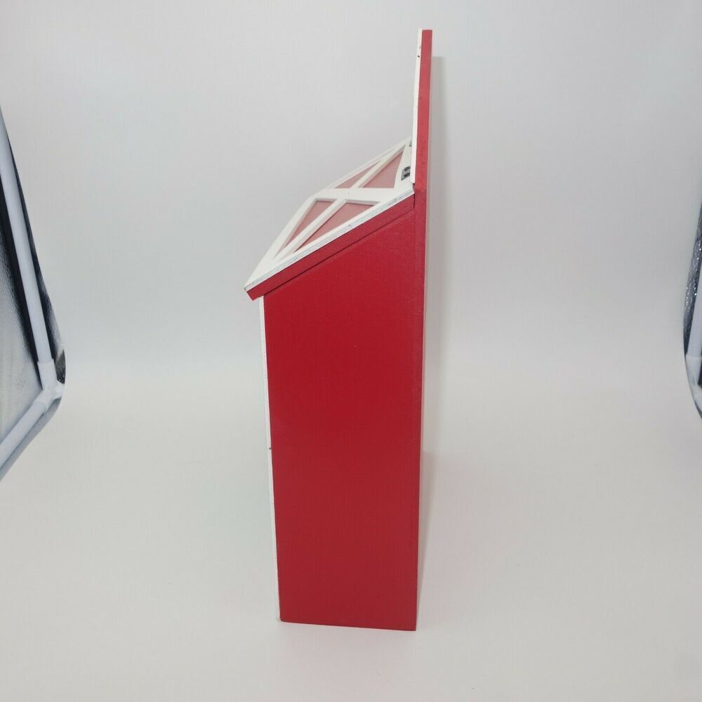 NEW The Pioneer Woman Letters to Santa Red Wooden Decorative Tabletop Mailbox - Picture 4 of 7